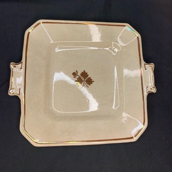 Vintage Other - Alfred Meakin England Royal Ironstone China squared handled cake plate